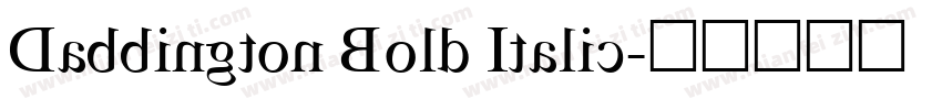 Dabbington Bold Italic字体转换